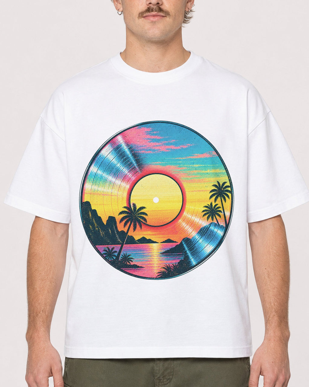 Mockup Boxy Heavyweight Tee White male close-up 19