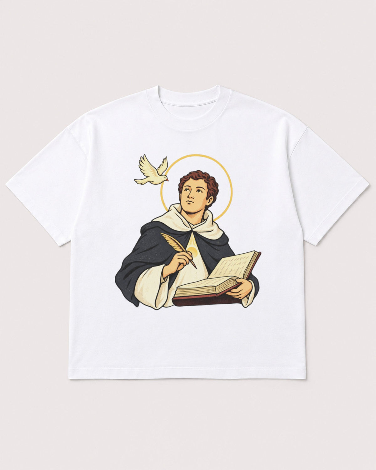 Mockup Boxy Heavyweight Tee White product