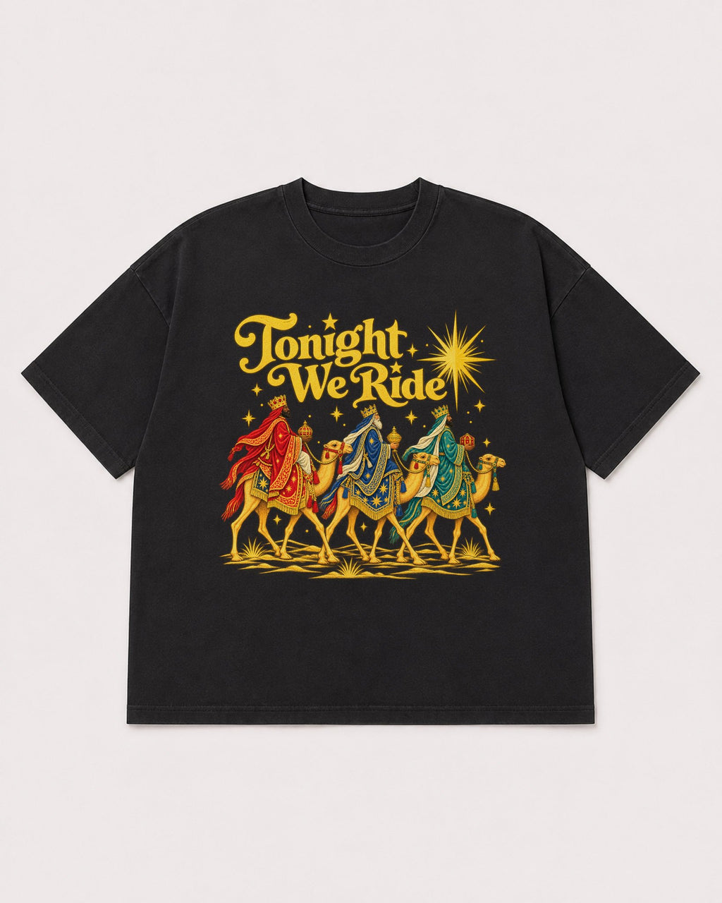 Mockup Boxy Heavyweight Tee Black product