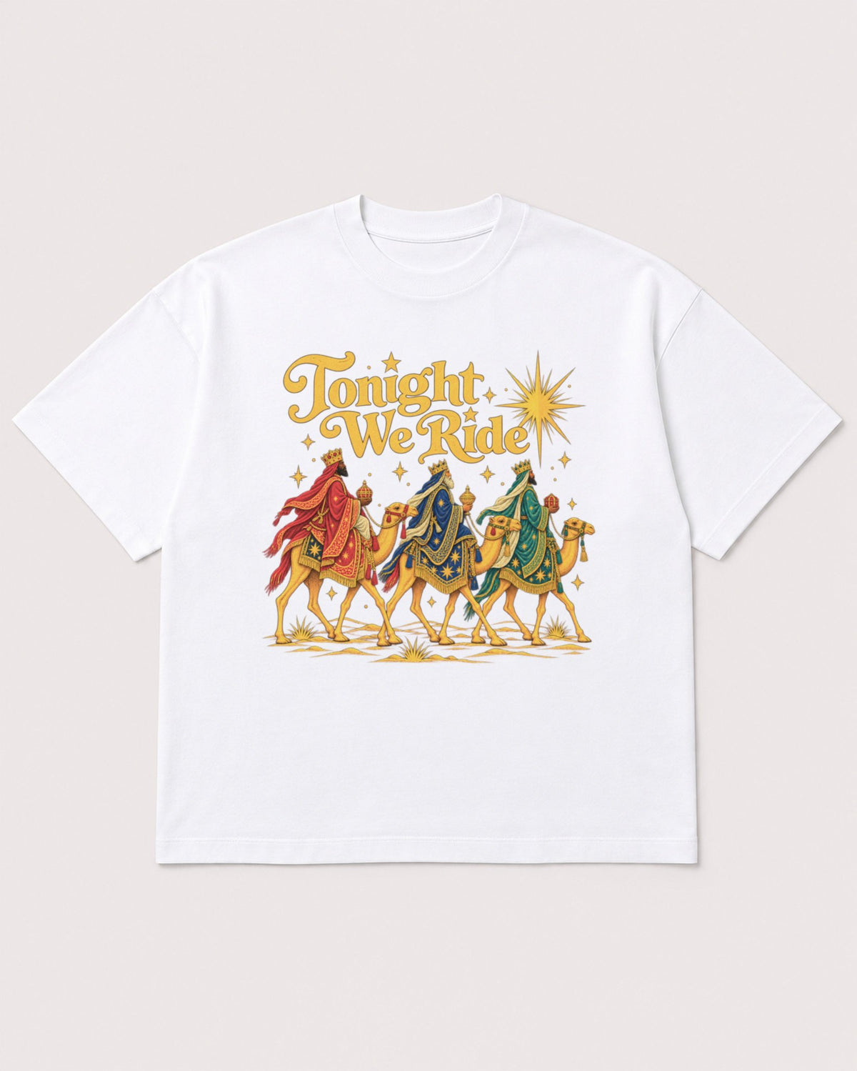 Mockup Boxy Heavyweight Tee White product