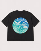 Mockup Boxy Heavyweight Tee Black product