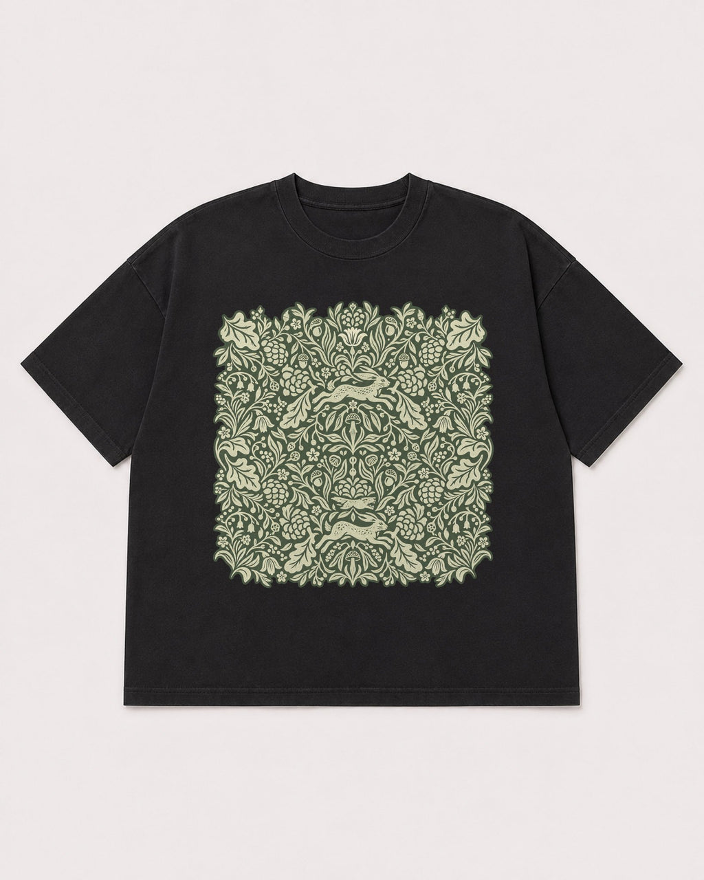 Mockup Boxy Heavyweight Tee Black product