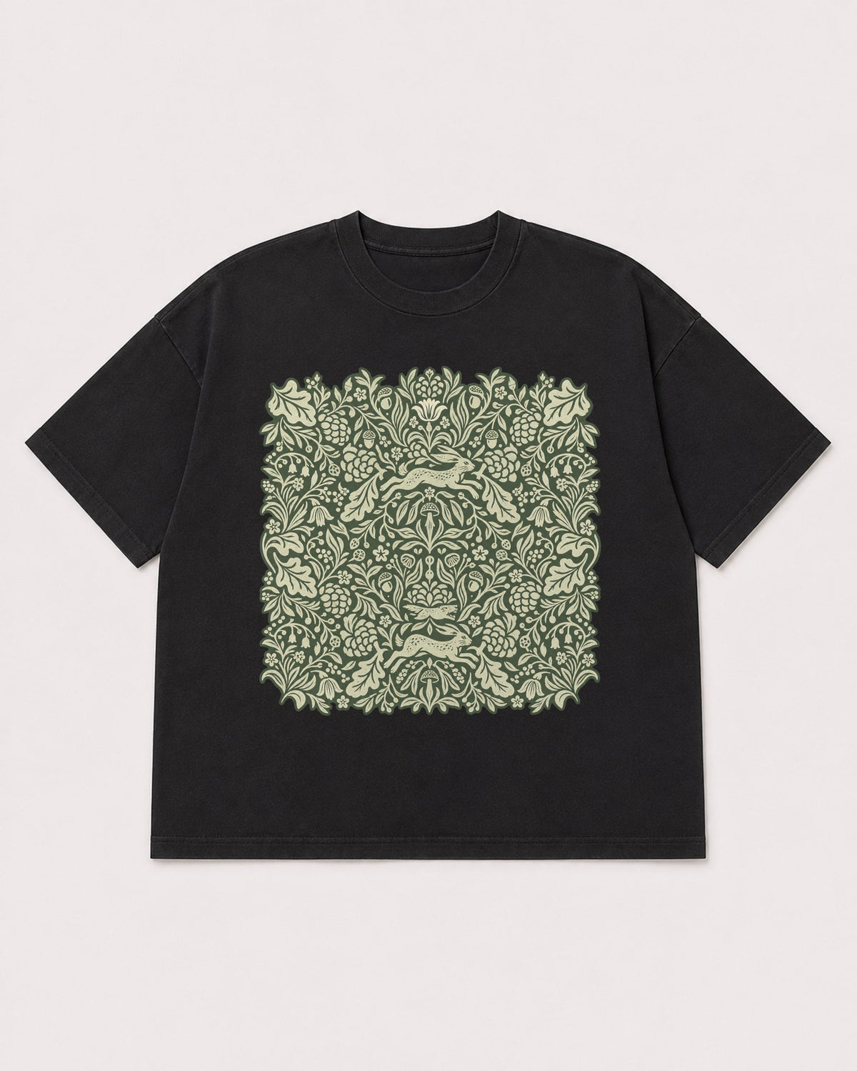 Mockup Boxy Heavyweight Tee Black product