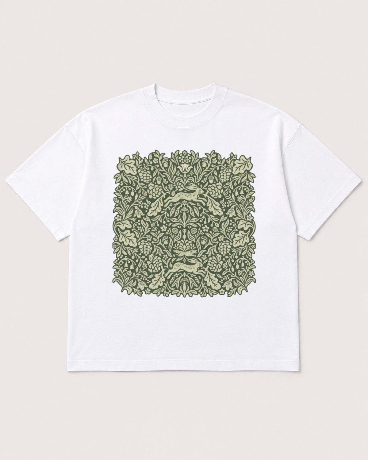 Mockup Boxy Heavyweight Tee White product