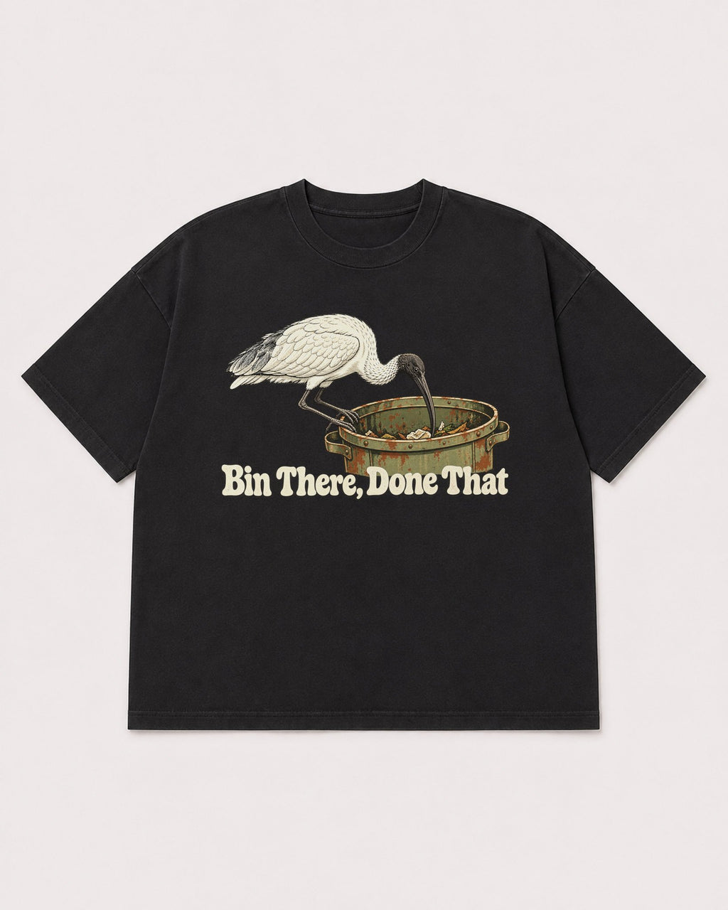 Mockup Boxy Heavyweight Tee Black product