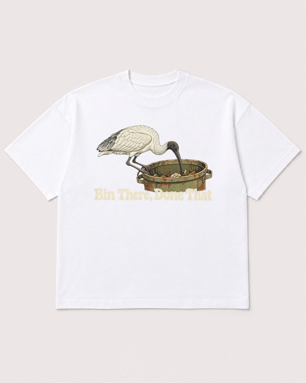 Mockup Boxy Heavyweight Tee White product