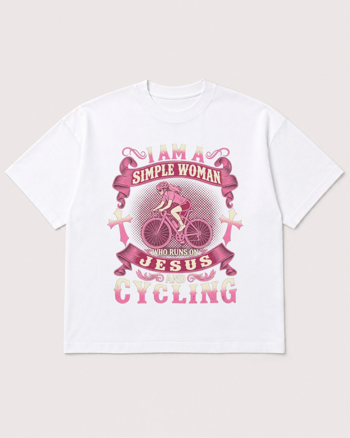 Mockup Boxy Heavyweight Tee White product