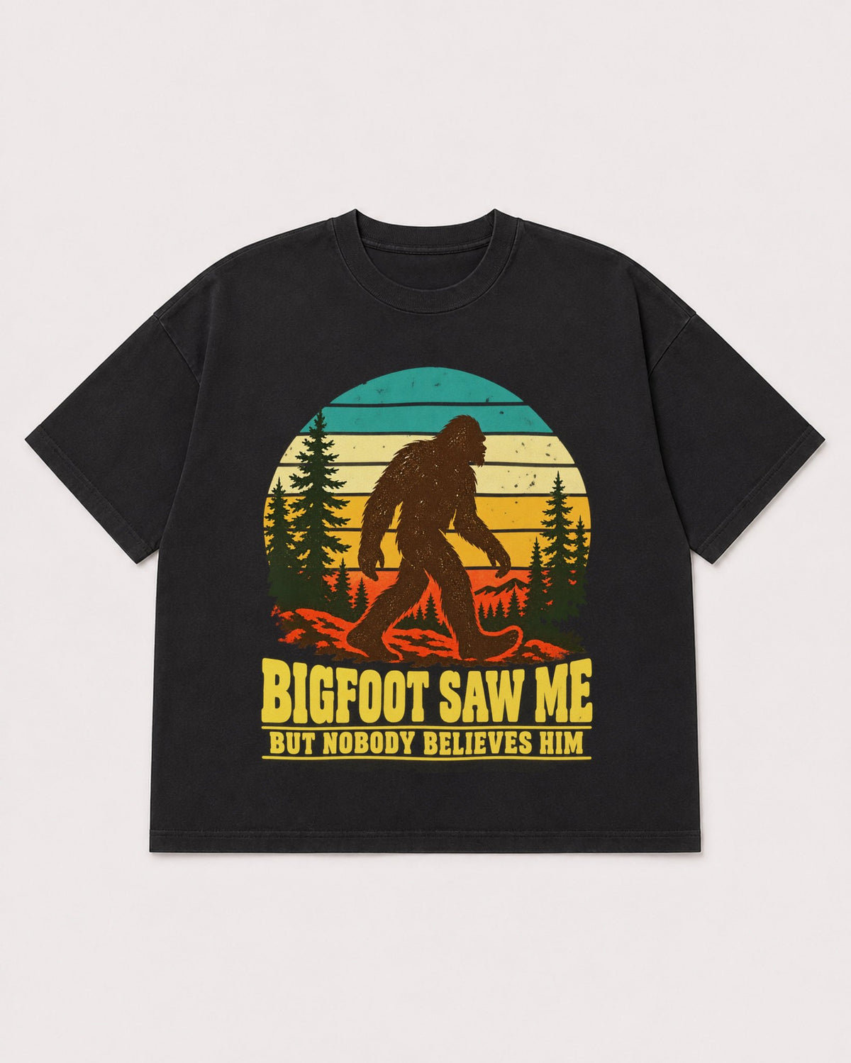 Mockup Boxy Heavyweight Tee Black product