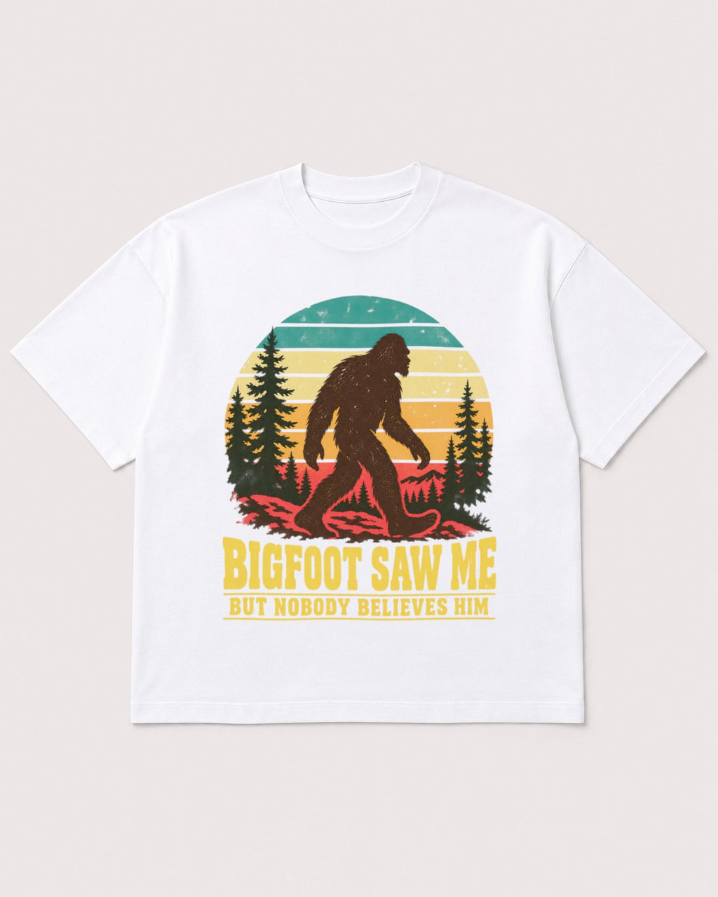 Mockup Boxy Heavyweight Tee White product