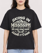 Mockup Boxy Heavyweight Tee Black female close-up 03