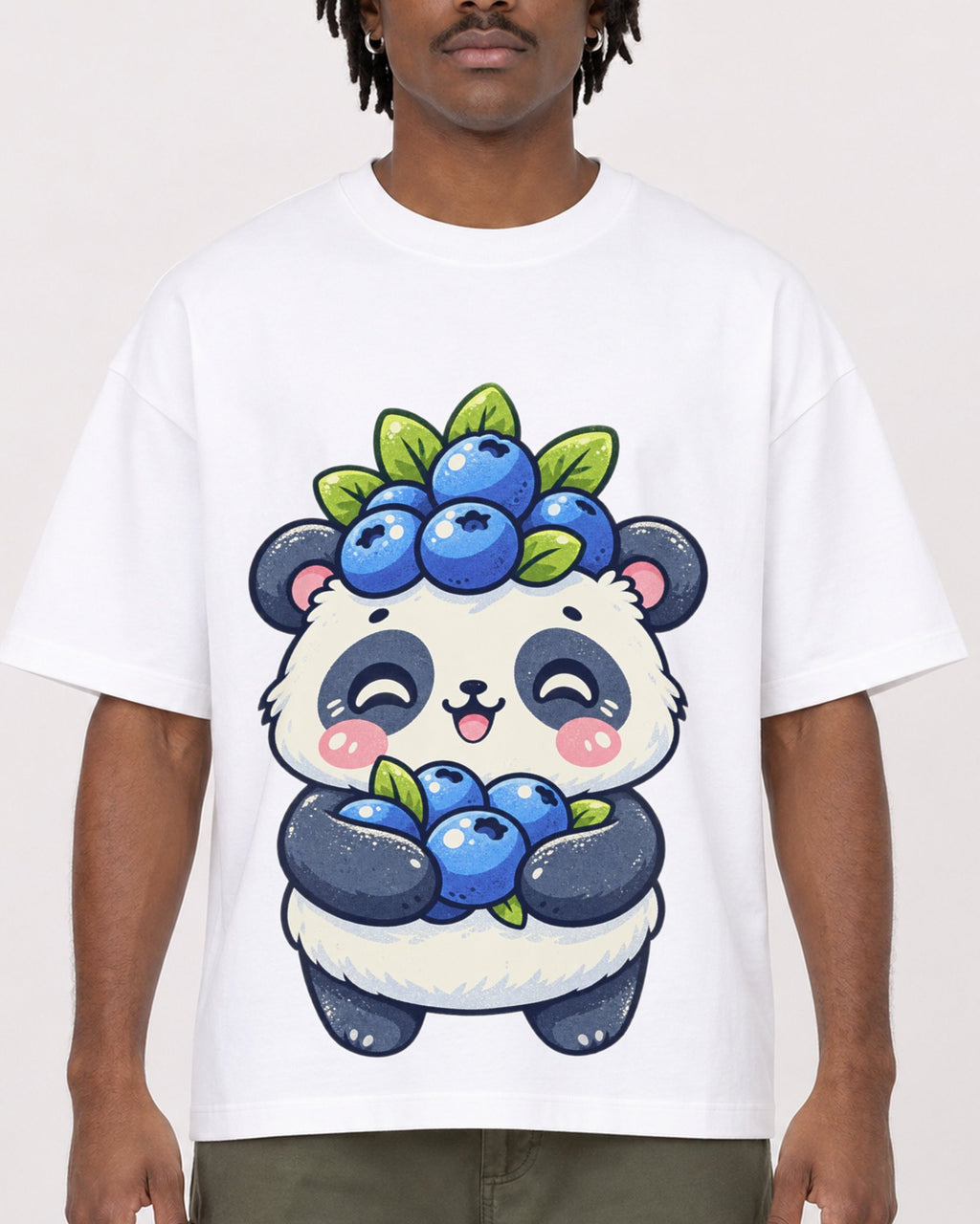 Mockup Boxy Heavyweight Tee White male close-up 04