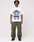 Mockup Boxy Heavyweight Tee White male full-body 04