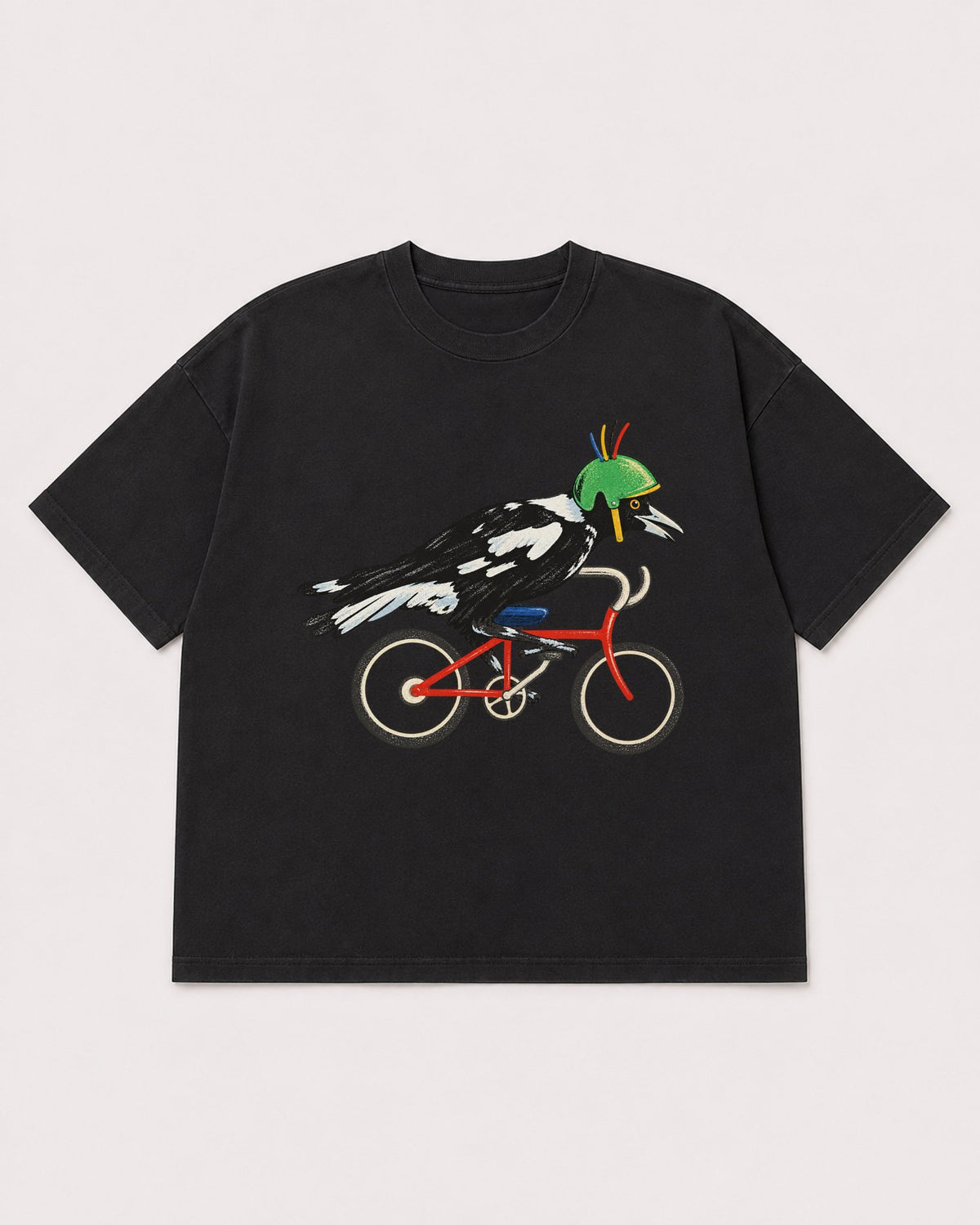 Mockup Boxy Heavyweight Tee Black product