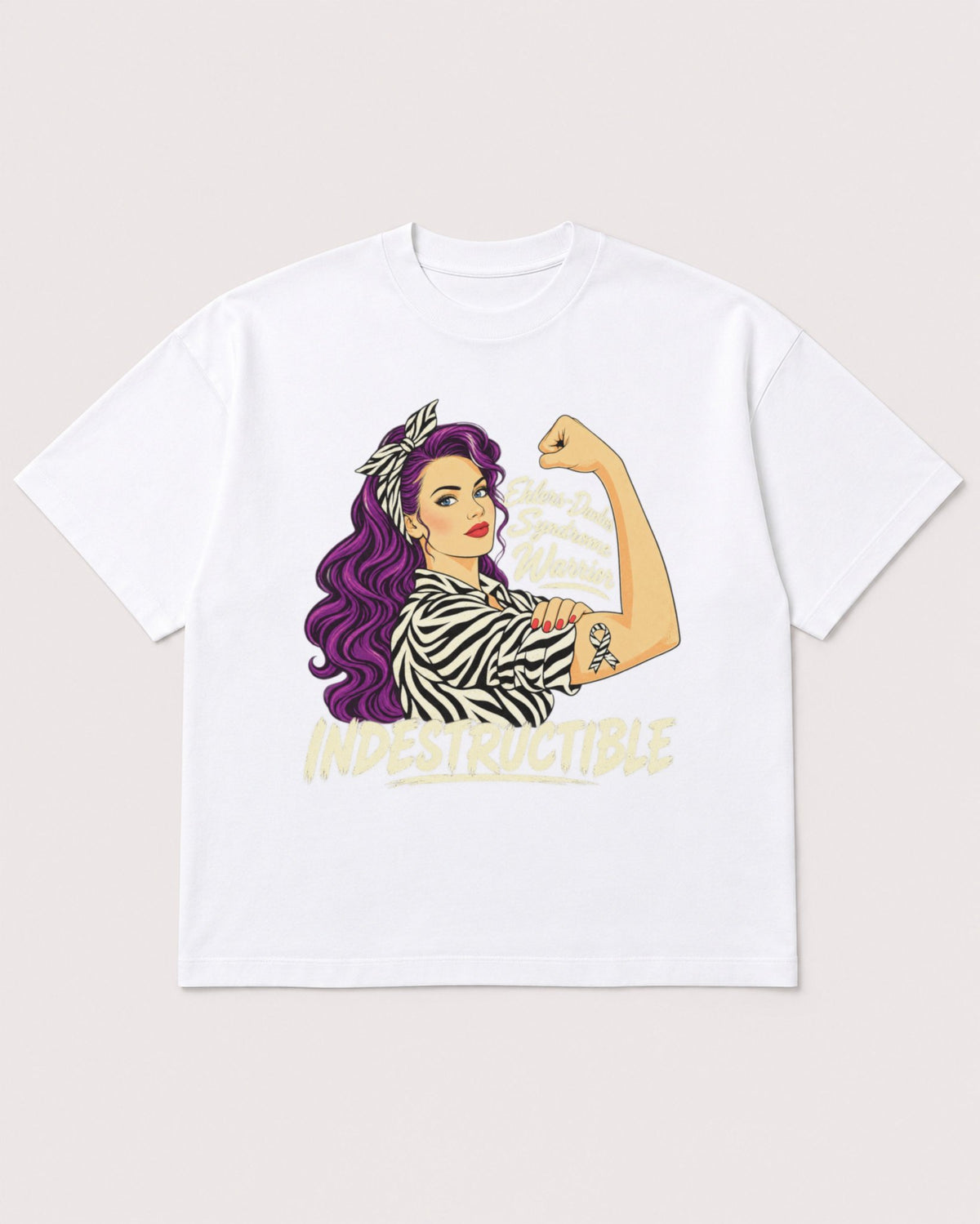 Mockup Boxy Heavyweight Tee White product