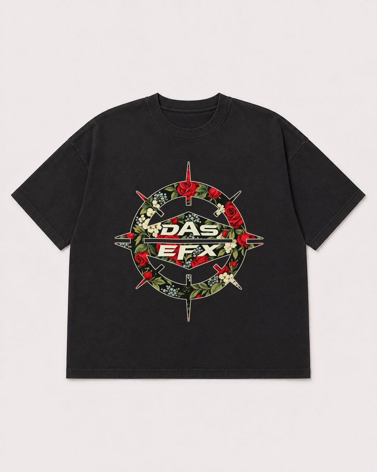 Mockup Boxy Heavyweight Tee Black product