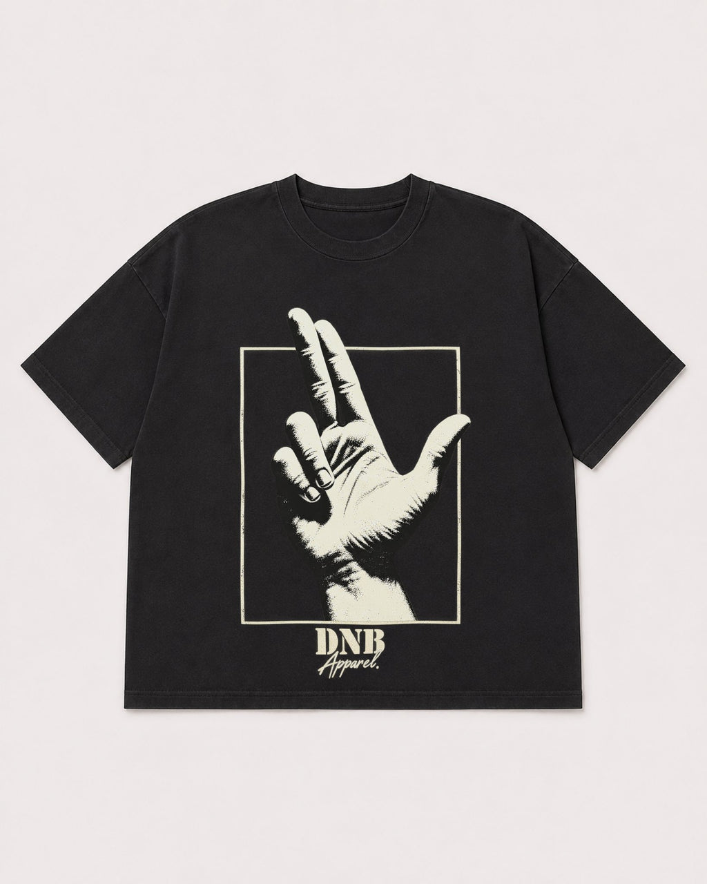 Mockup Boxy Heavyweight Tee Black product