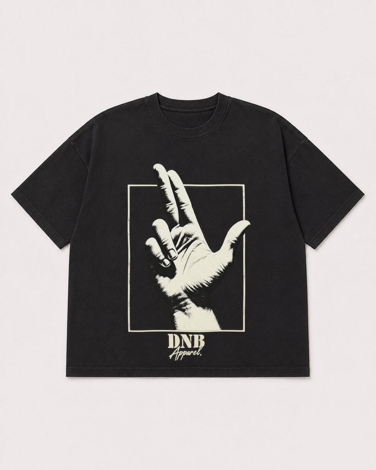 Mockup Boxy Heavyweight Tee Black product