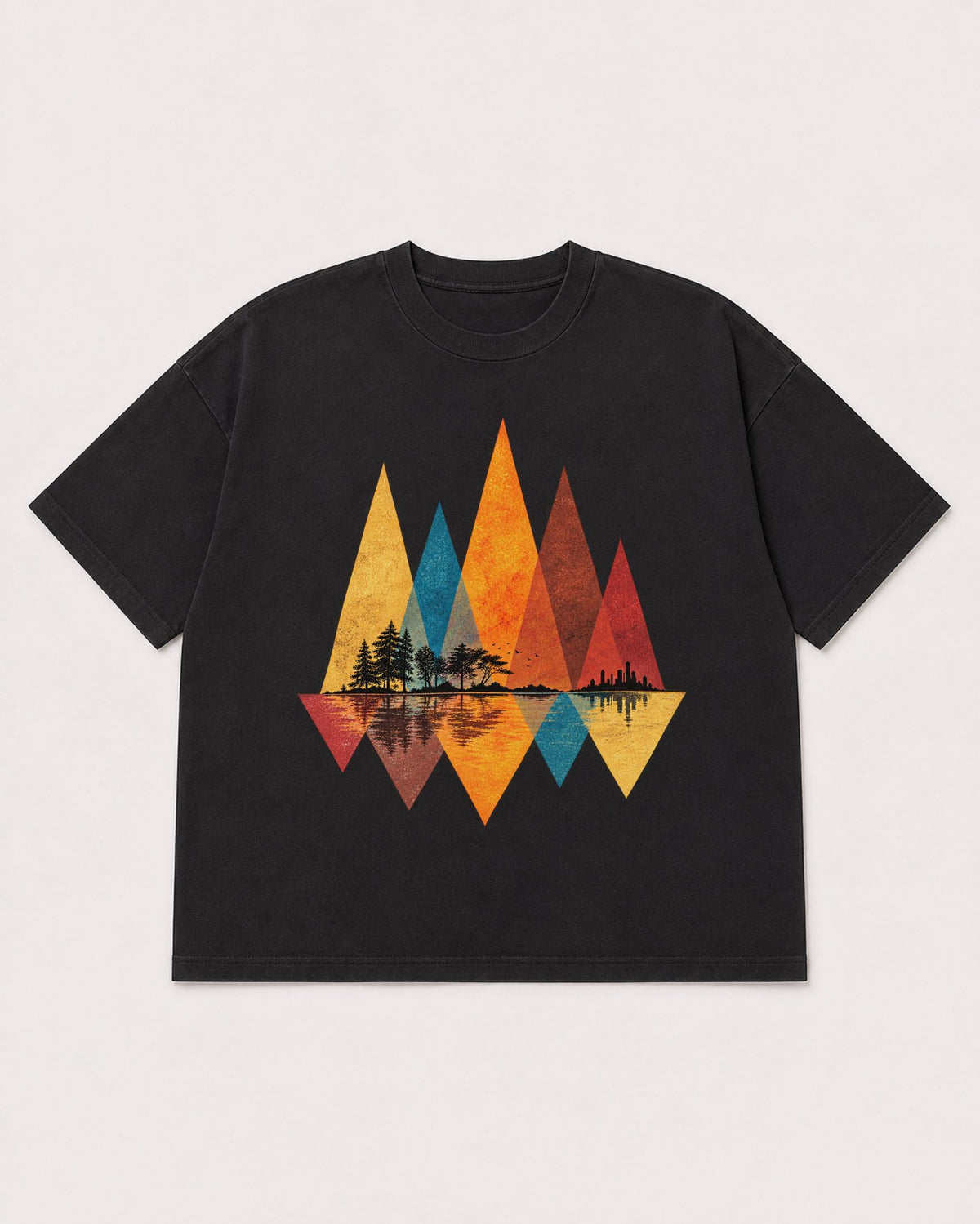 Mockup Boxy Heavyweight Tee Black product