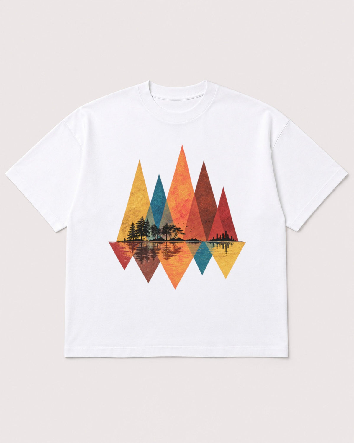 Mockup Boxy Heavyweight Tee White product