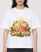 Mockup Boxy Heavyweight Tee White female close-up 03