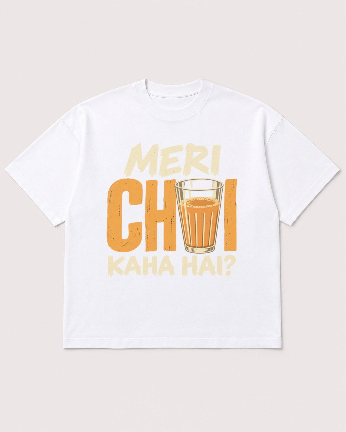 Mockup Boxy Heavyweight Tee White product