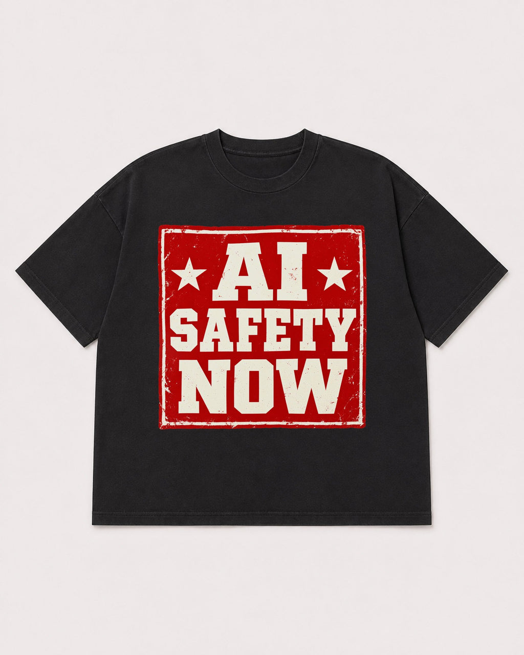Mockup Boxy Heavyweight Tee Black product