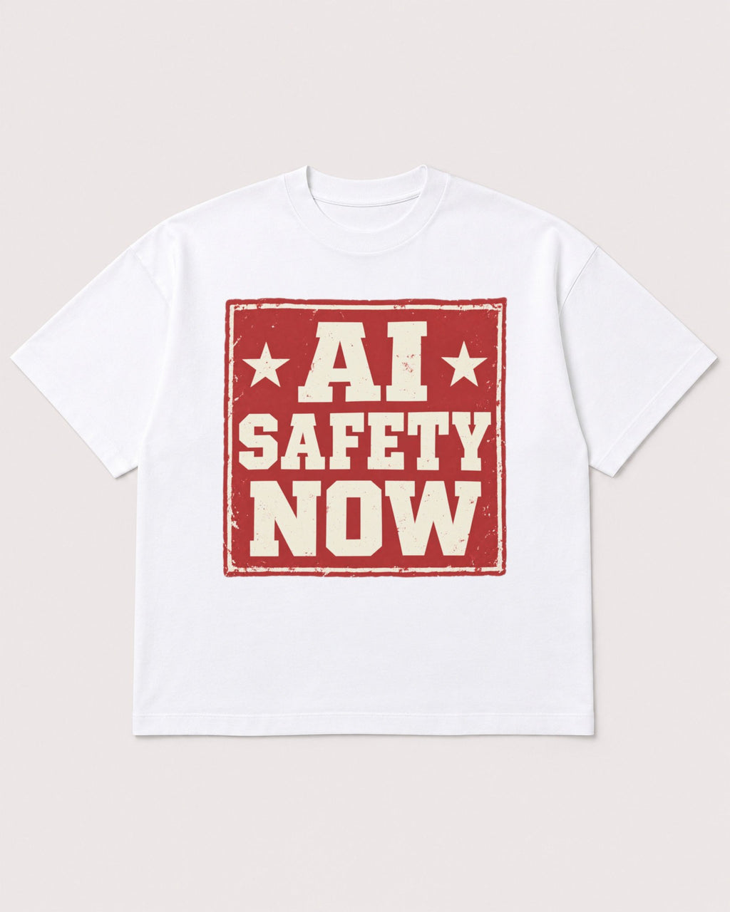 Mockup Boxy Heavyweight Tee White product