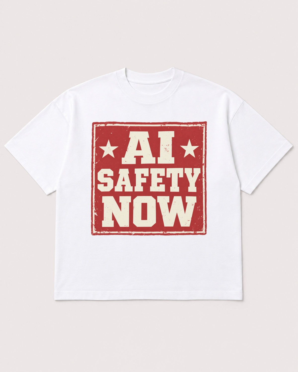 Mockup Boxy Heavyweight Tee White product