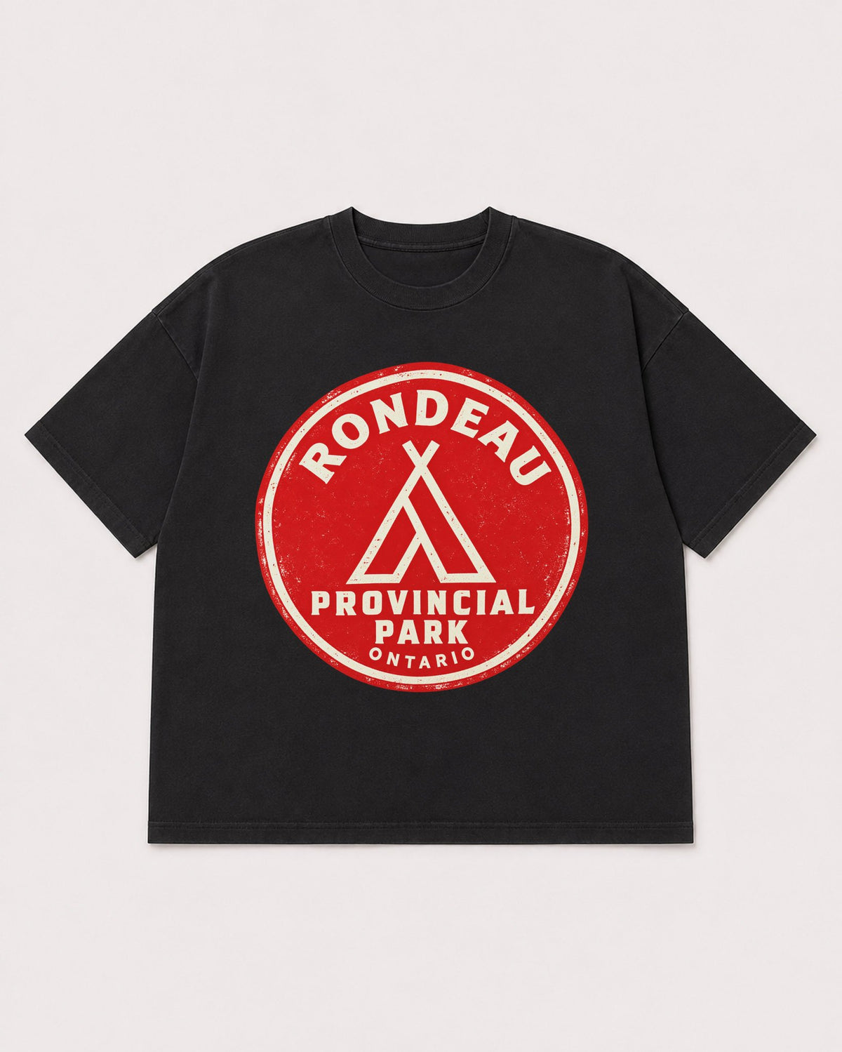 Mockup Boxy Heavyweight Tee Black product