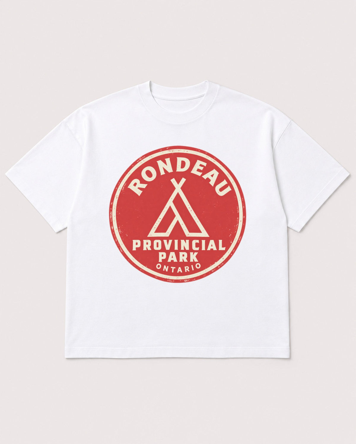 Mockup Boxy Heavyweight Tee White product