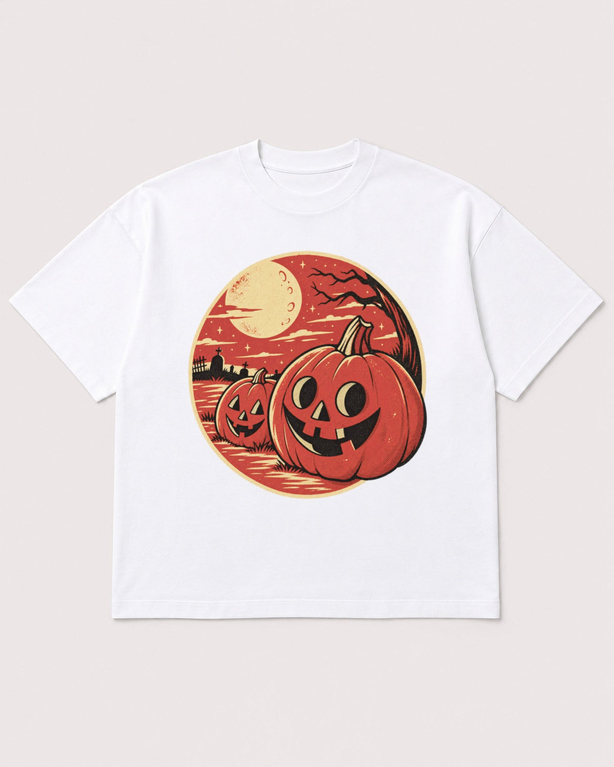 Mockup Boxy Heavyweight Tee White product