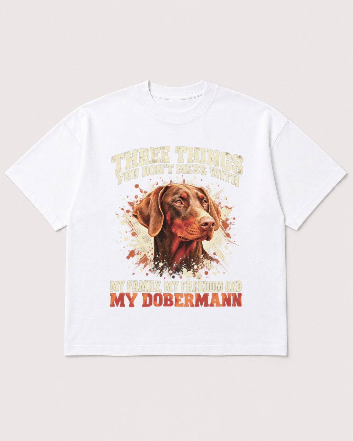 Mockup Boxy Heavyweight Tee White product