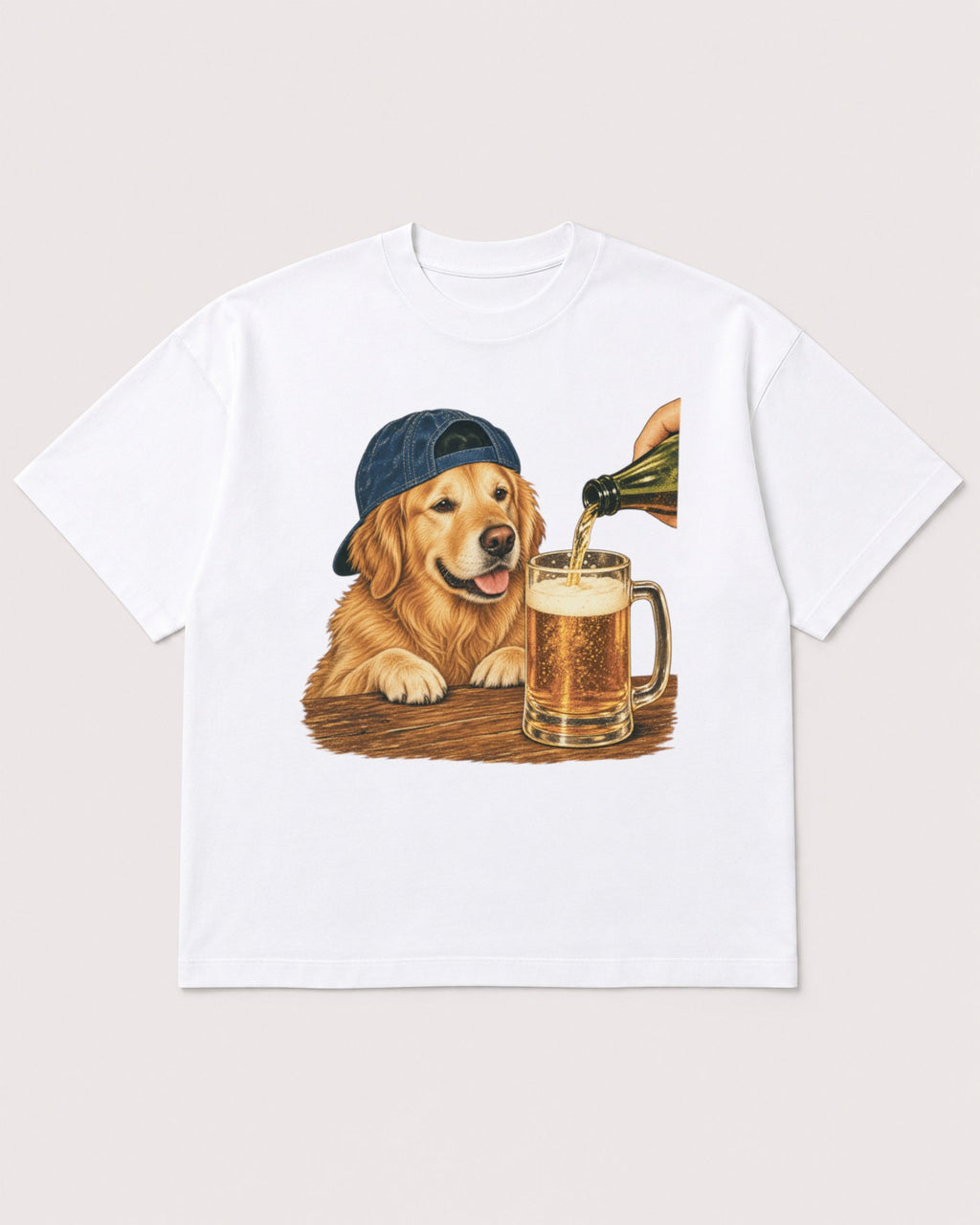 Mockup Boxy Heavyweight Tee White product