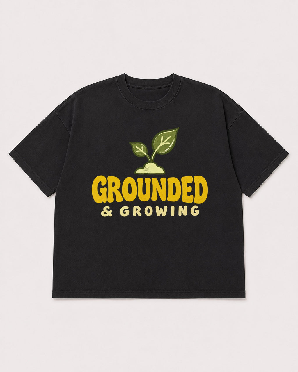 Mockup Boxy Heavyweight Tee Black product