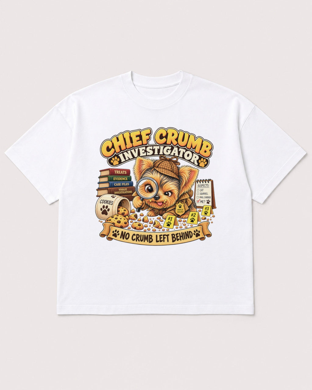 Mockup Boxy Heavyweight Tee White product