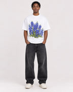 Mockup Boxy Heavyweight Tee White male full-body 05