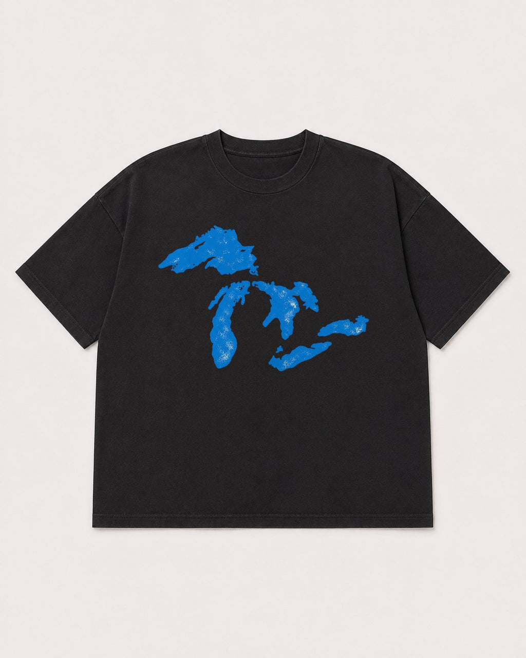 Mockup Boxy Heavyweight Tee Black product