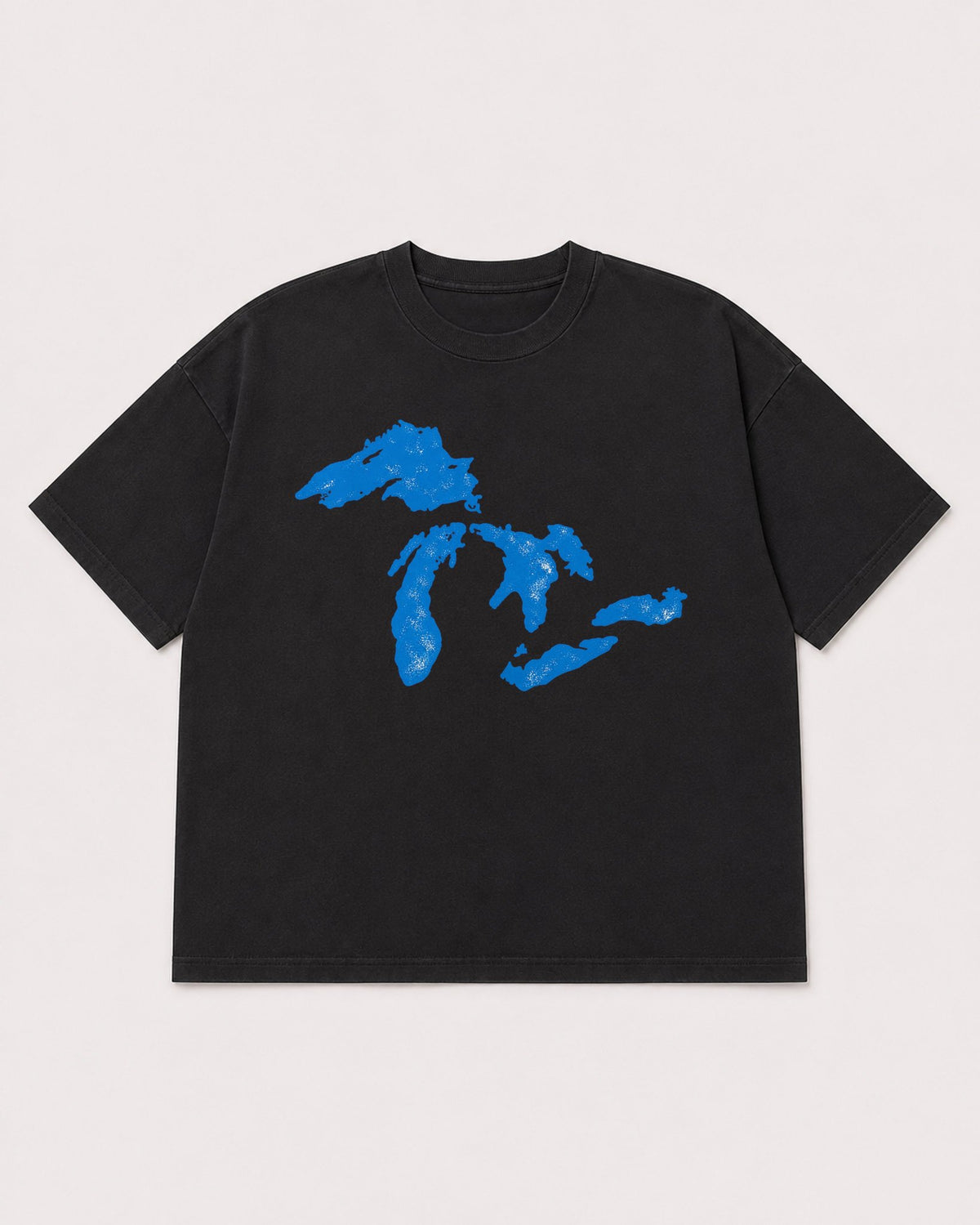 Mockup Boxy Heavyweight Tee Black product