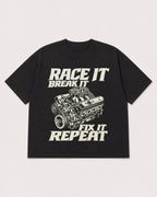 Mockup Boxy Heavyweight Tee Black product