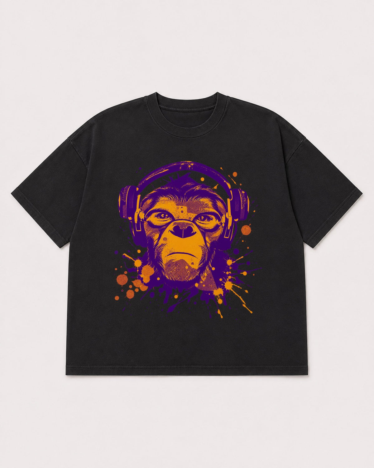 Mockup Boxy Heavyweight Tee Black product