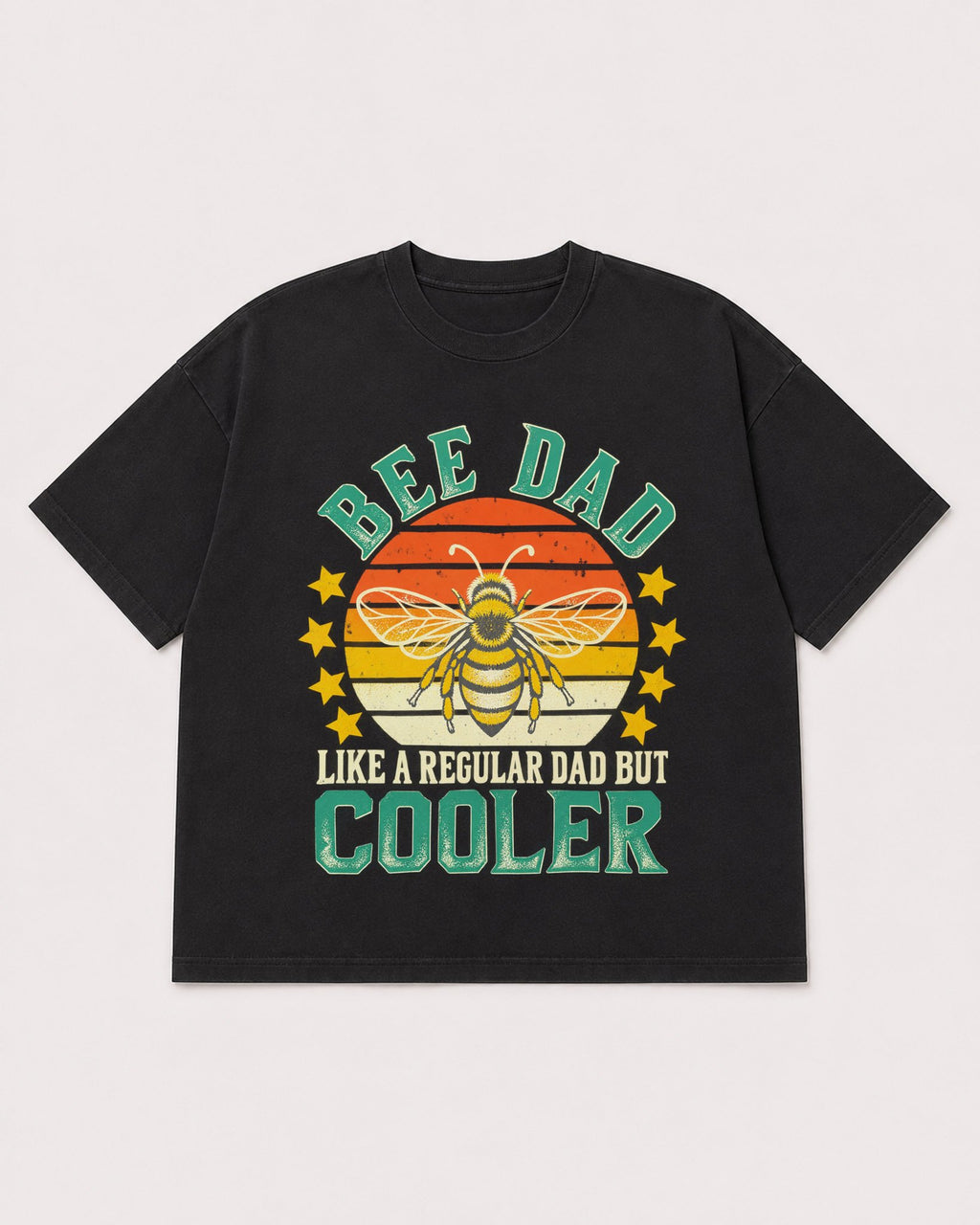 Mockup Boxy Heavyweight Tee Black product