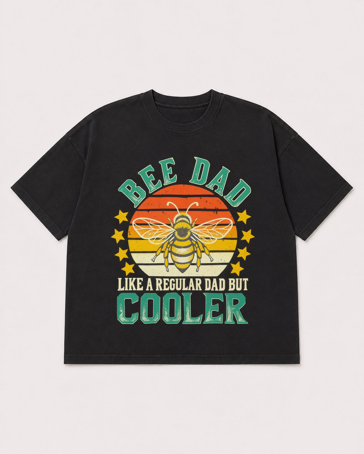 Mockup Boxy Heavyweight Tee Black product