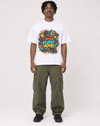 Mockup Boxy Heavyweight Tee White male full-body 04