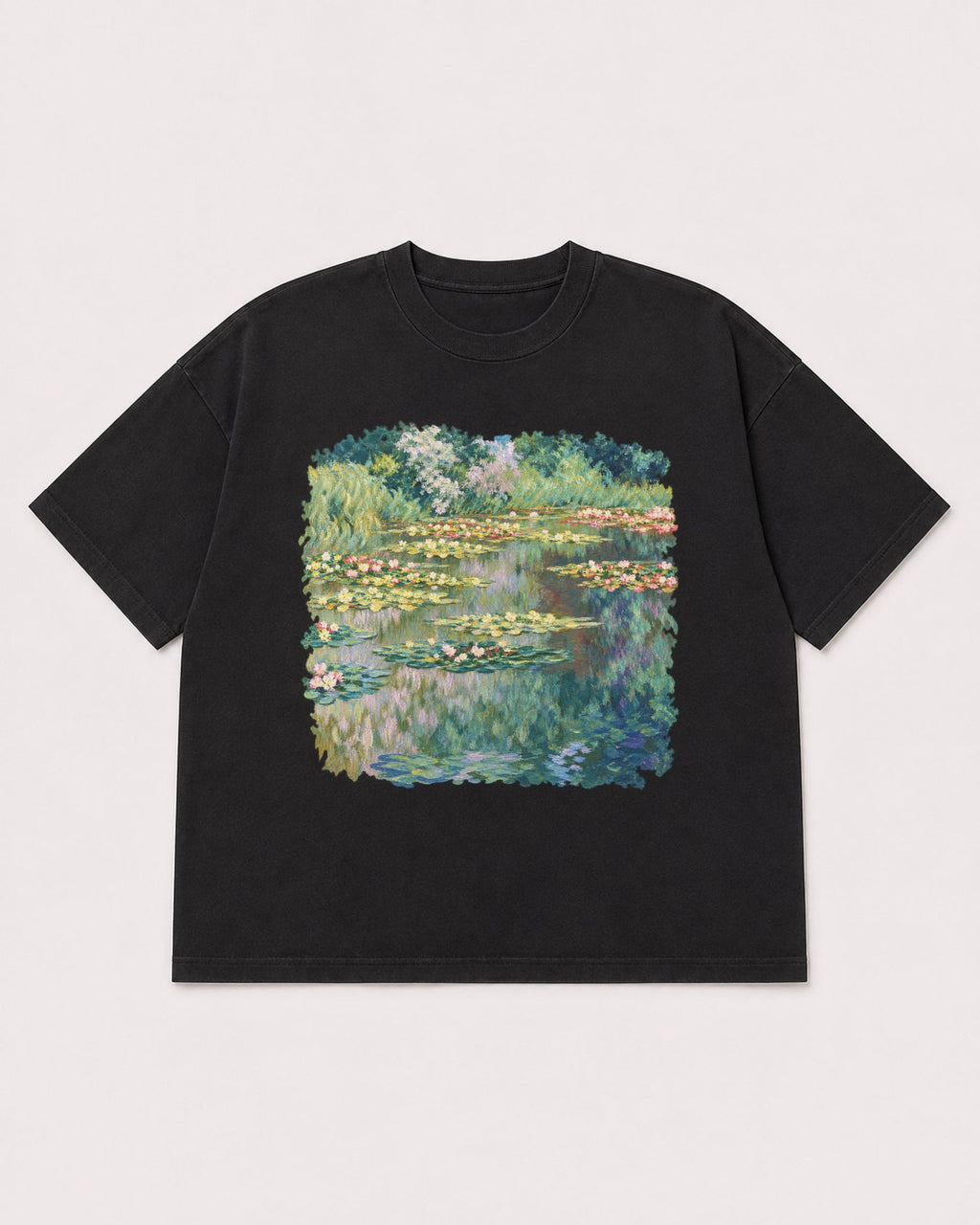 Mockup Boxy Heavyweight Tee Black product