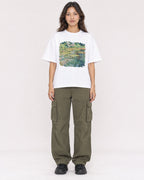 Mockup Boxy Heavyweight Tee White female full-body 02