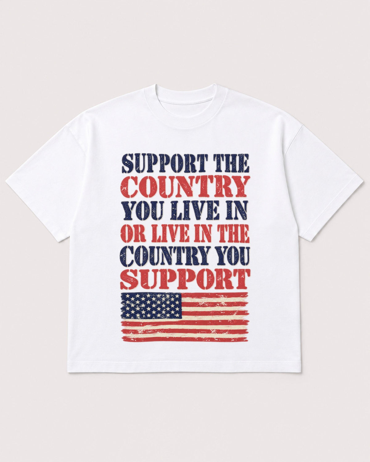 Mockup Boxy Heavyweight Tee White product
