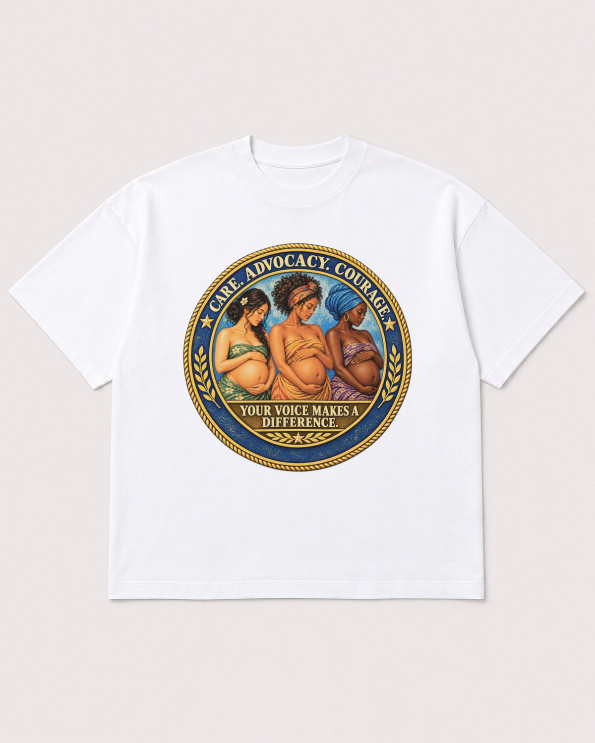 Mockup Boxy Heavyweight Tee White product