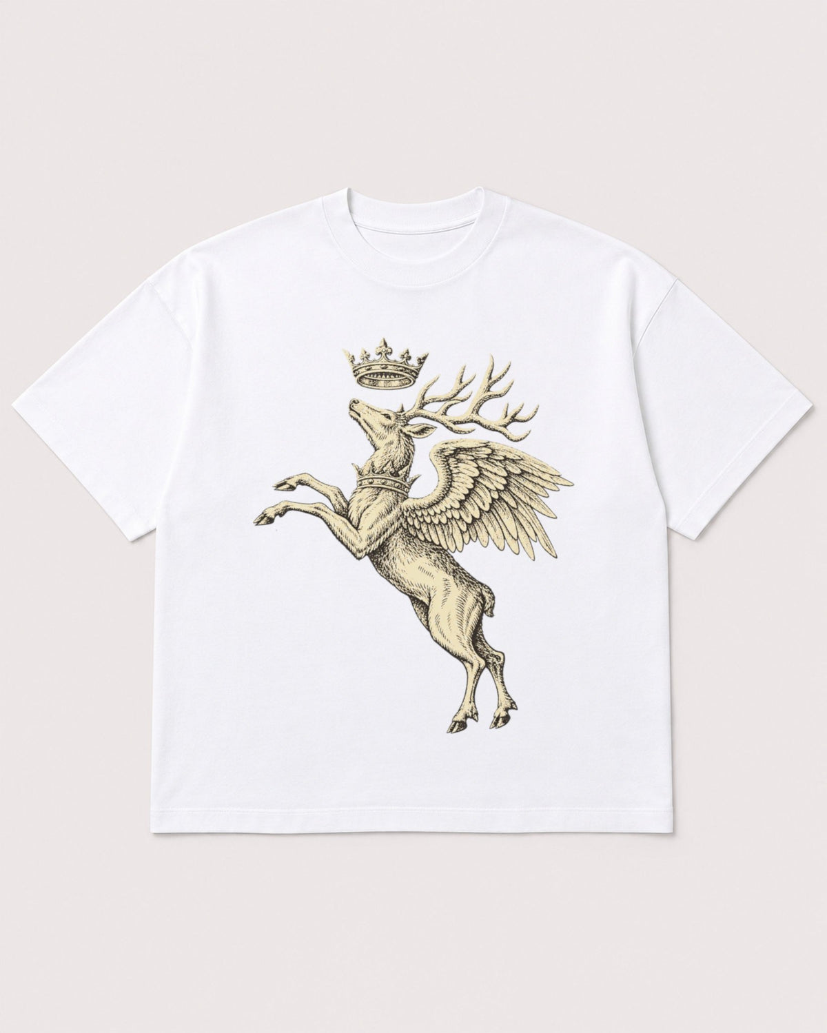 Mockup Boxy Heavyweight Tee White product