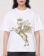 Mockup Boxy Heavyweight Tee White female close-up 03