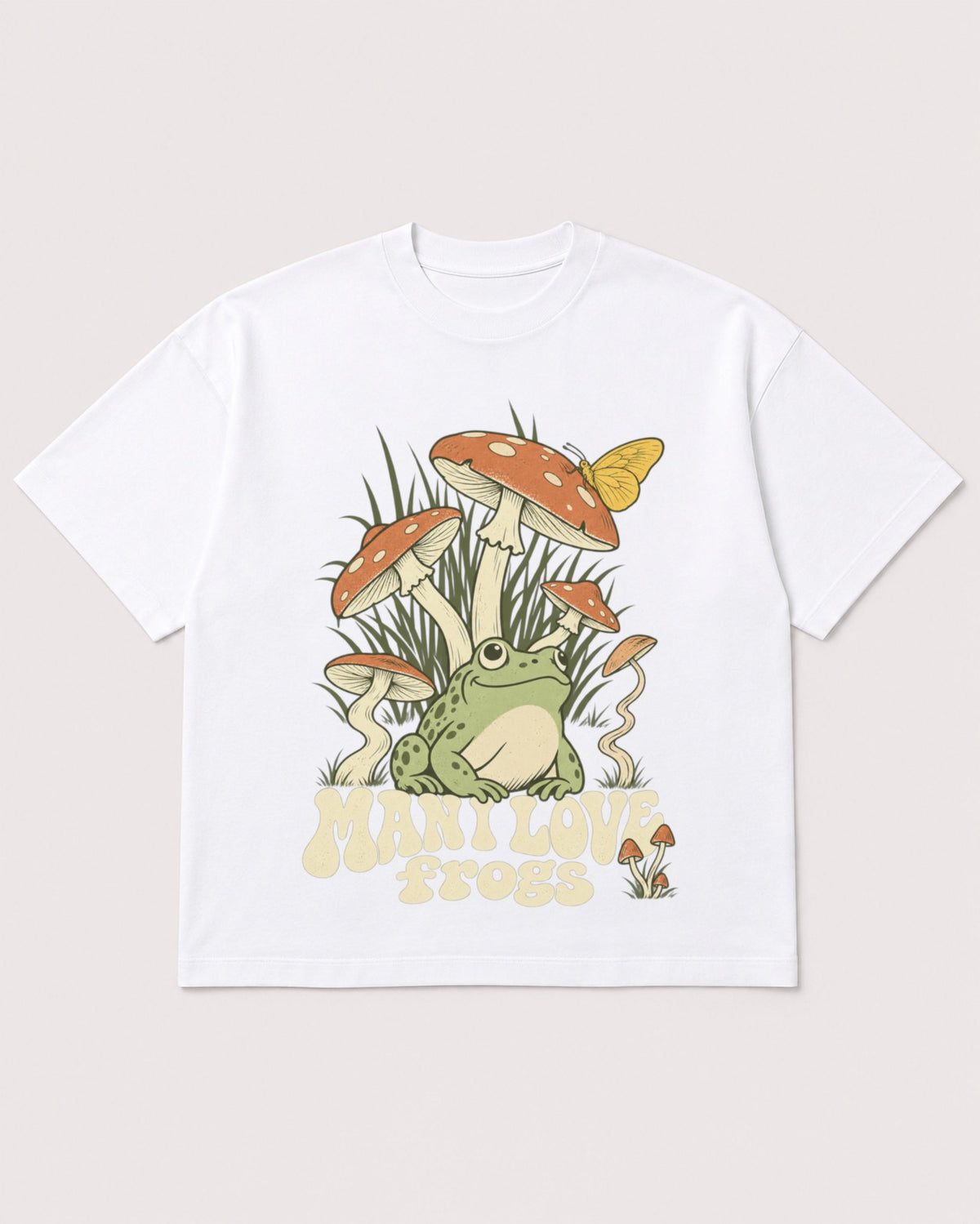 Mockup Boxy Heavyweight Tee White product